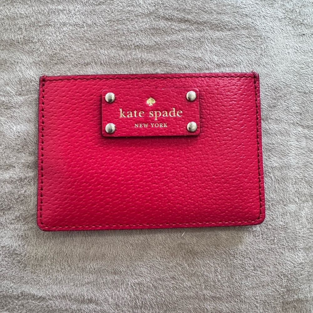 Kate Spade Red Card Holder